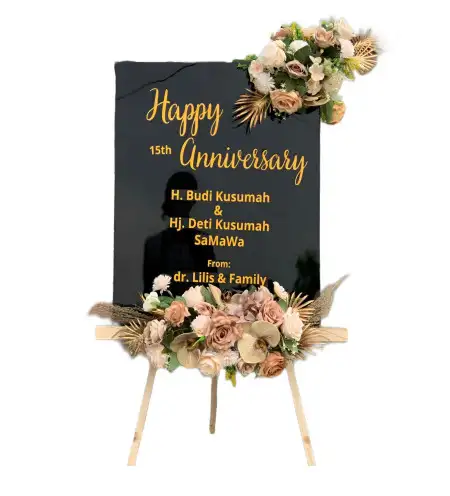 Papan Bunga Akrilik Jenggot