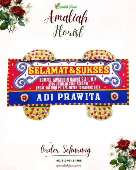 Papan Bunga Ucapan Selamat Jenggot